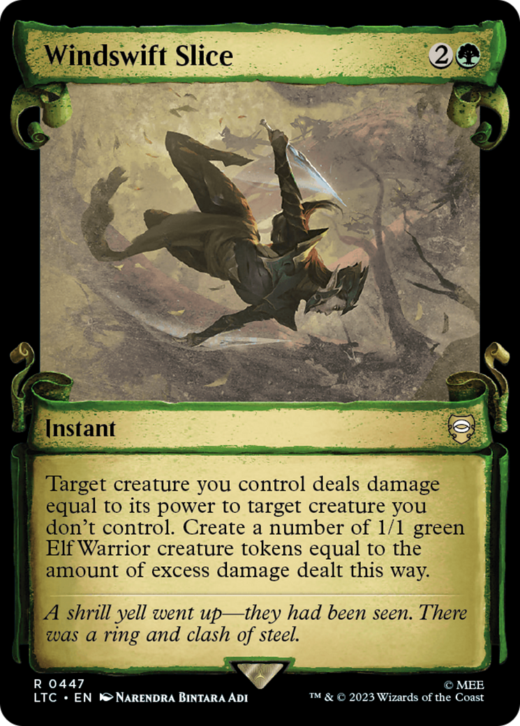 Windswift Slice [The Lord of the Rings: Tales of Middle-Earth Commander Showcase Scrolls] | Eastridge Sports Cards & Games