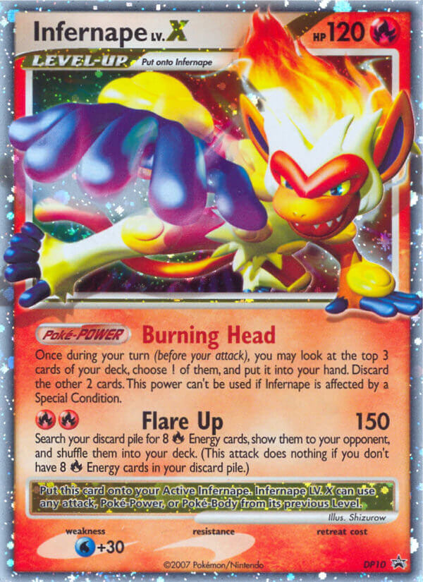 Infernape LV.X (DP10) [Diamond & Pearl: Black Star Promos] | Eastridge Sports Cards & Games