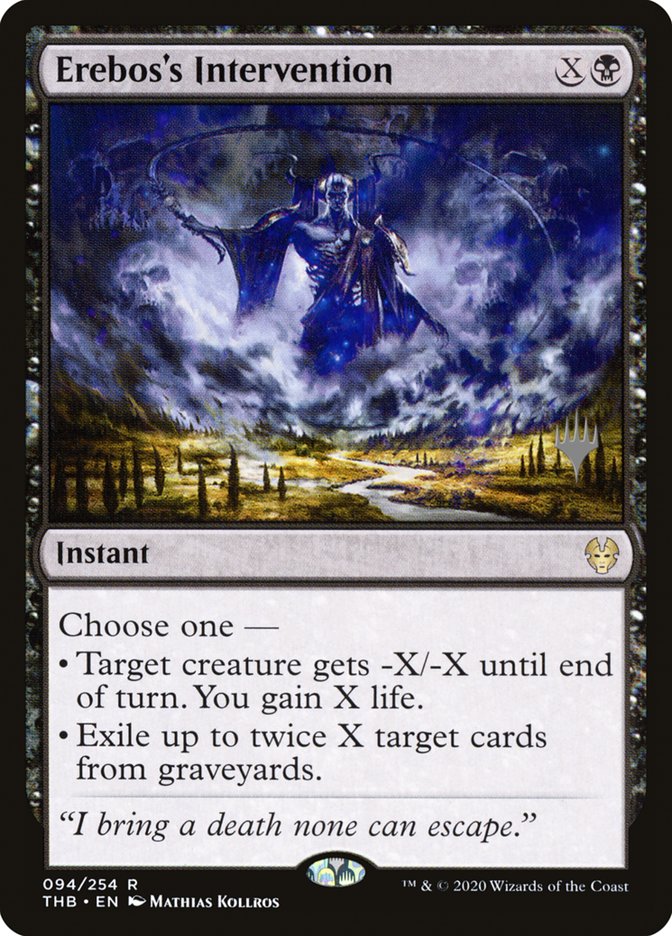Erebos's Intervention (Promo Pack) [Theros Beyond Death Promos] | Eastridge Sports Cards & Games