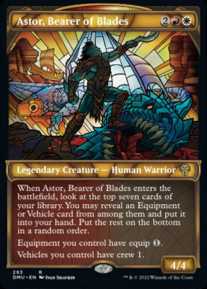 Astor, Bearer of Blades (Showcase) [Dominaria United] | Eastridge Sports Cards & Games