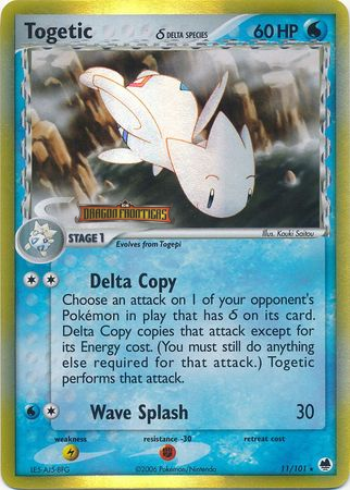 Togetic (11/101) (Delta Species) (Stamped) [EX: Dragon Frontiers] | Eastridge Sports Cards & Games