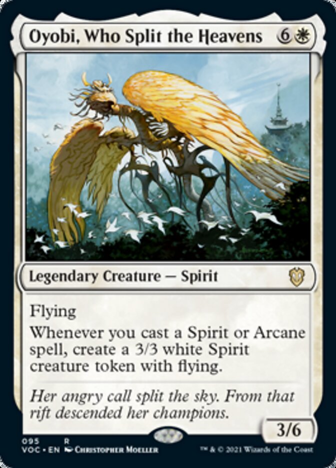 Oyobi, Who Split the Heavens [Innistrad: Crimson Vow Commander] | Eastridge Sports Cards & Games