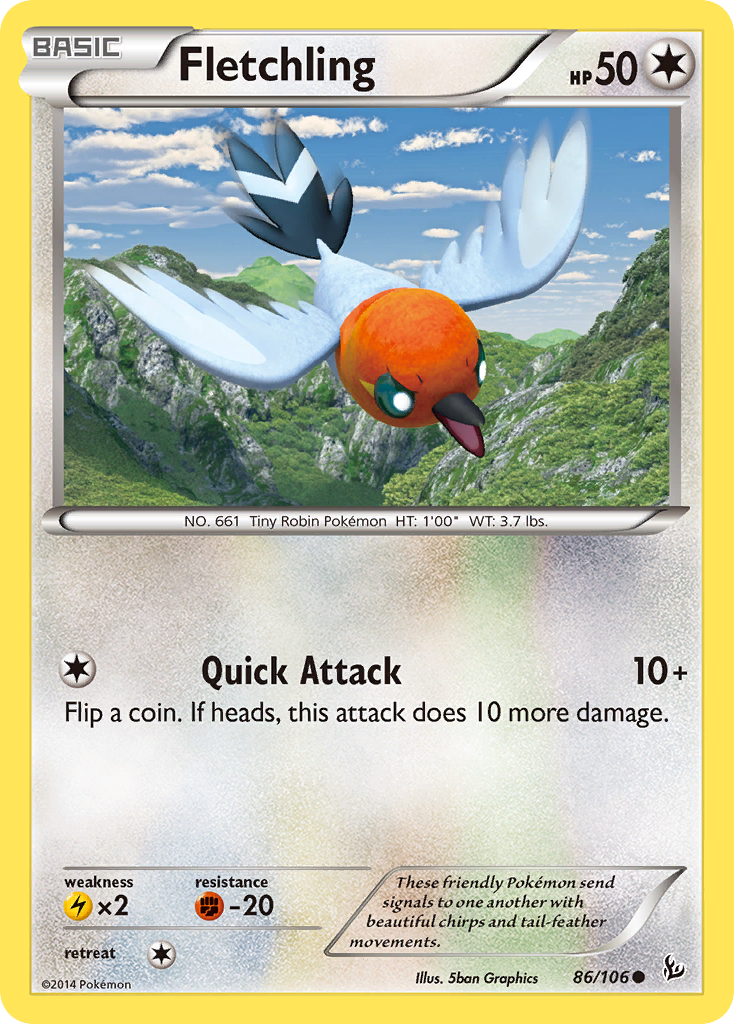 Fletchling (86/106) [XY: Flashfire] | Eastridge Sports Cards & Games