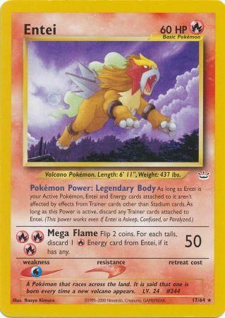 Entei (17/64) [Neo Revelation Unlimited] | Eastridge Sports Cards & Games