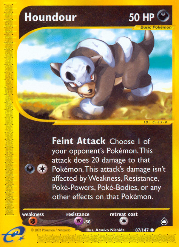 Houndour (87/147) [Aquapolis] | Eastridge Sports Cards & Games