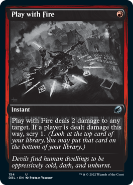 Play with Fire [Innistrad: Double Feature] | Eastridge Sports Cards & Games
