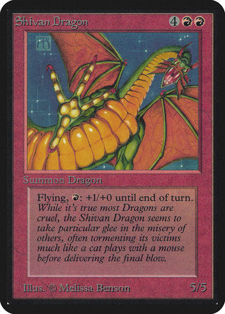 Shivan Dragon [Limited Edition Alpha] | Eastridge Sports Cards & Games