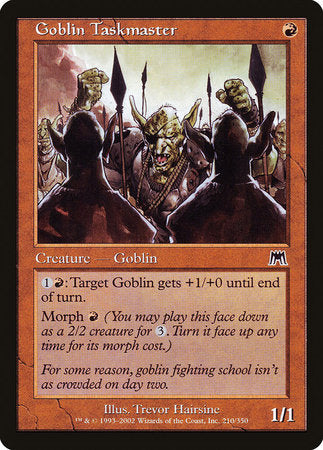 Goblin Taskmaster [Onslaught] | Eastridge Sports Cards & Games