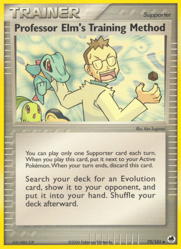 Professor Elm's Training Method (79/101) [EX: Dragon Frontiers] | Eastridge Sports Cards & Games