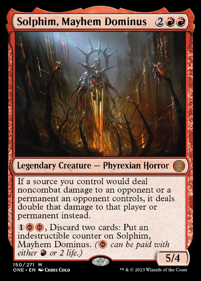 Solphim, Mayhem Dominus [Phyrexia: All Will Be One] | Eastridge Sports Cards & Games