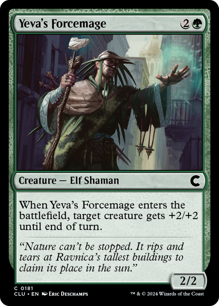 Yeva's Forcemage [Ravnica: Clue Edition] | Eastridge Sports Cards & Games