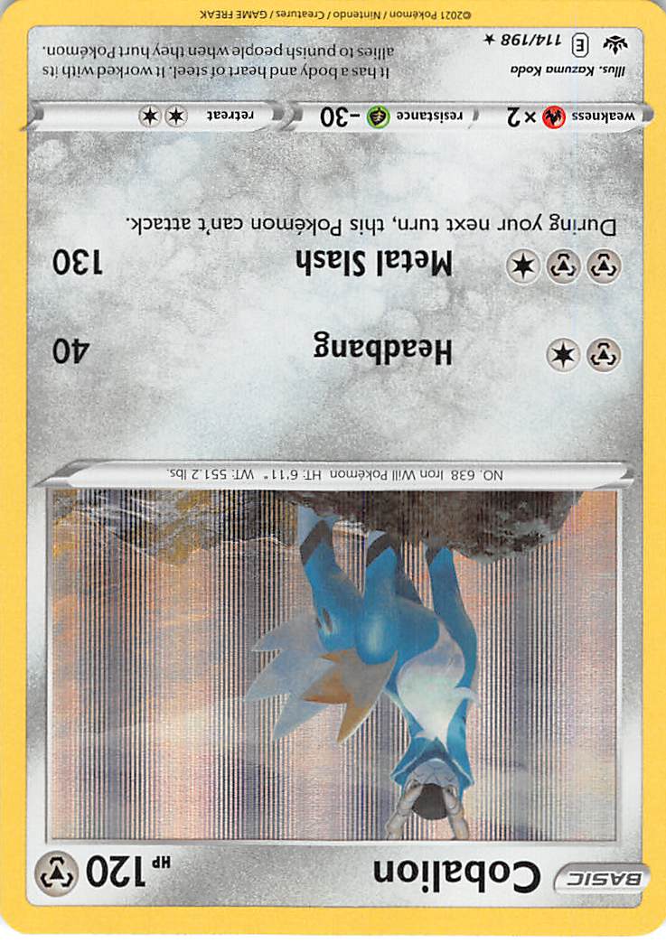 Cobalion (114/198) [Sword & Shield: Chilling Reign] | Eastridge Sports Cards & Games