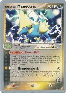 Team Aqua's Manectric (4/95) (Blaziken Tech - Chris Fulop) [World Championships 2004] | Eastridge Sports Cards & Games