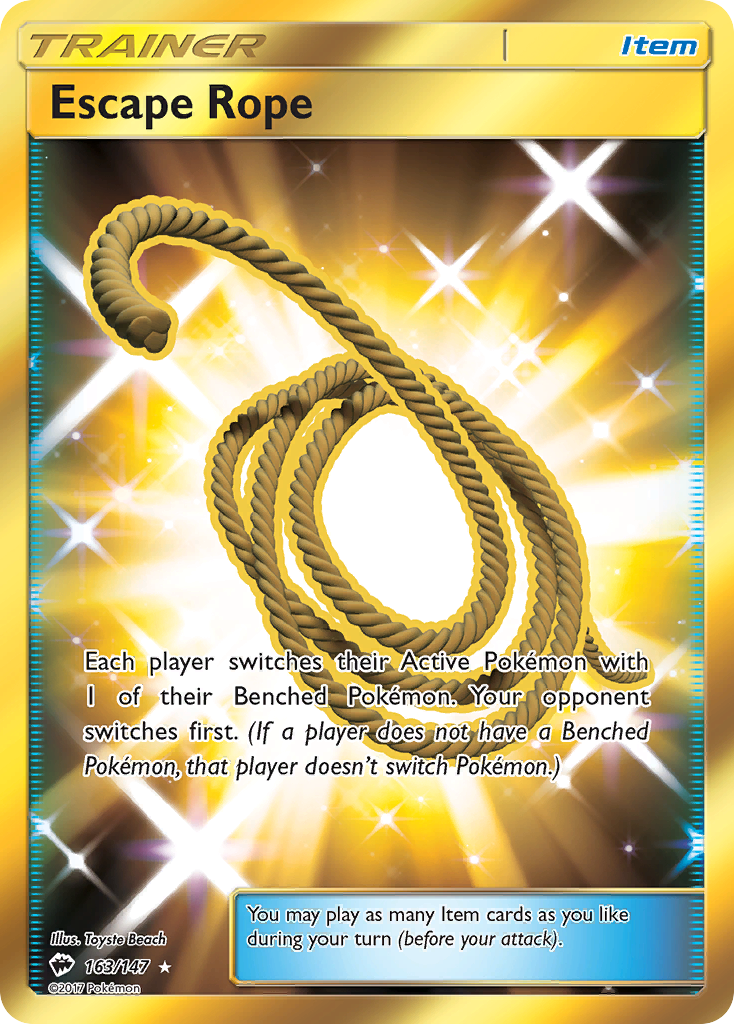 Escape Rope (163/147) [Sun & Moon: Burning Shadows] | Eastridge Sports Cards & Games