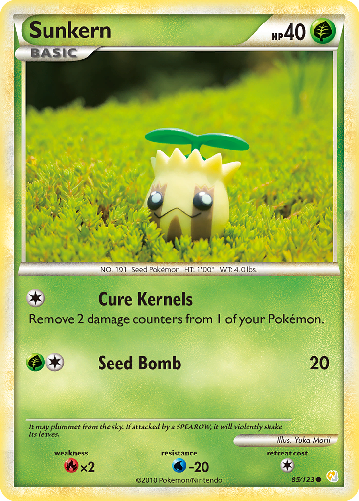 Sunkern (85/123) [HeartGold & SoulSilver: Base Set] | Eastridge Sports Cards & Games