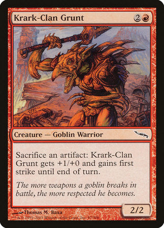 Krark-Clan Grunt [Mirrodin] | Eastridge Sports Cards & Games