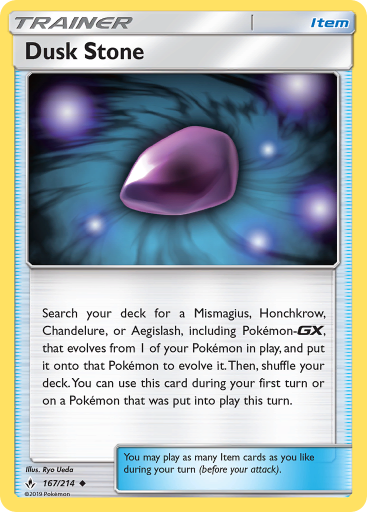 Dusk Stone (167/214) [Sun & Moon: Unbroken Bonds] | Eastridge Sports Cards & Games