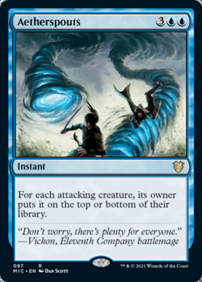 Aetherspouts [Innistrad: Midnight Hunt Commander] | Eastridge Sports Cards & Games