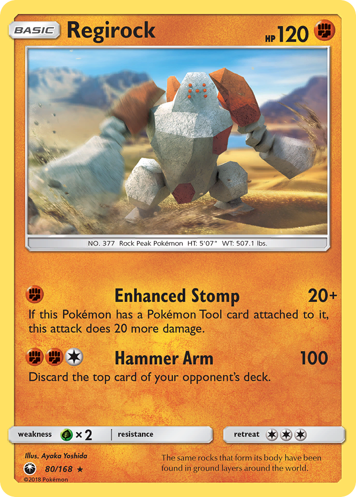 Regirock (80/168) [Sun & Moon: Celestial Storm] | Eastridge Sports Cards & Games