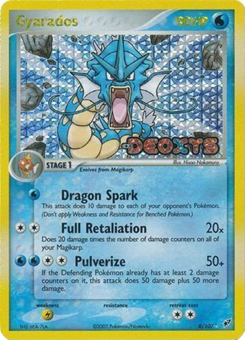 Gyarados (8/107) (Stamped) [EX: Deoxys] | Eastridge Sports Cards & Games