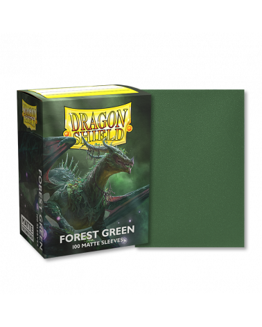 Dragon Shield Matte Card Sleeves 100ct - Forest Green | Eastridge Sports Cards & Games