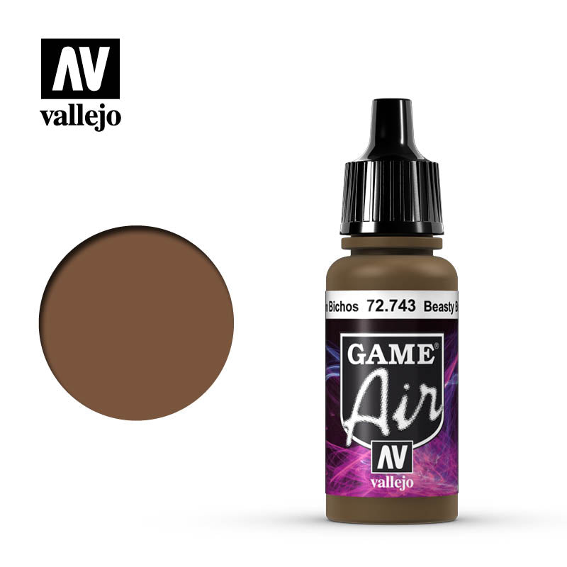 VALLEJO GAME AIR: BEASTY BROWN (17ML) | Eastridge Sports Cards & Games