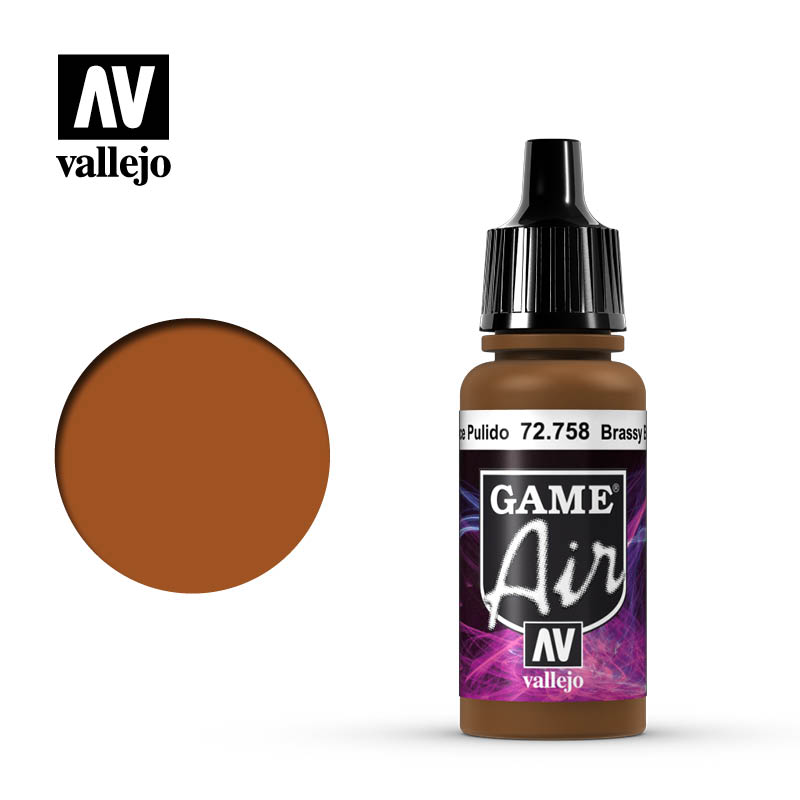 VALLEJO GAME AIR: BRASSY BRASS (17ML) | Eastridge Sports Cards & Games