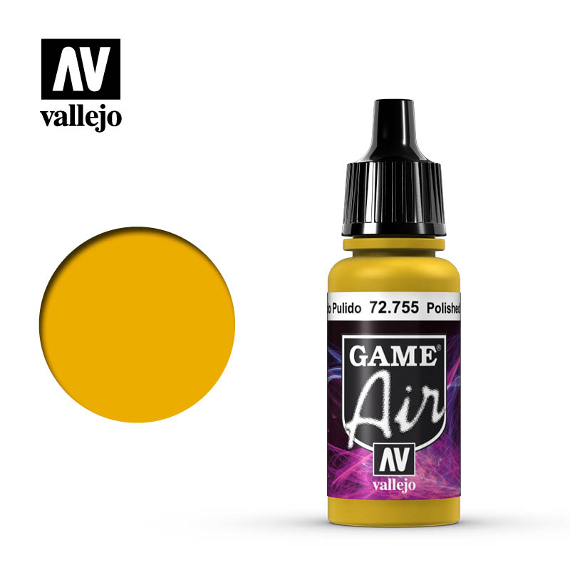 VALLEJO GAME AIR: POLISHED GOLD (17ML) | Eastridge Sports Cards & Games