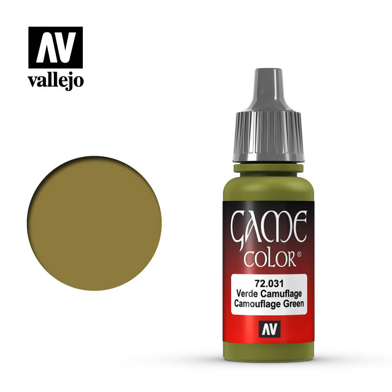 VALLEJO GAME COLOR: CAMOUFLAGE GREEN (17ML) | Eastridge Sports Cards & Games