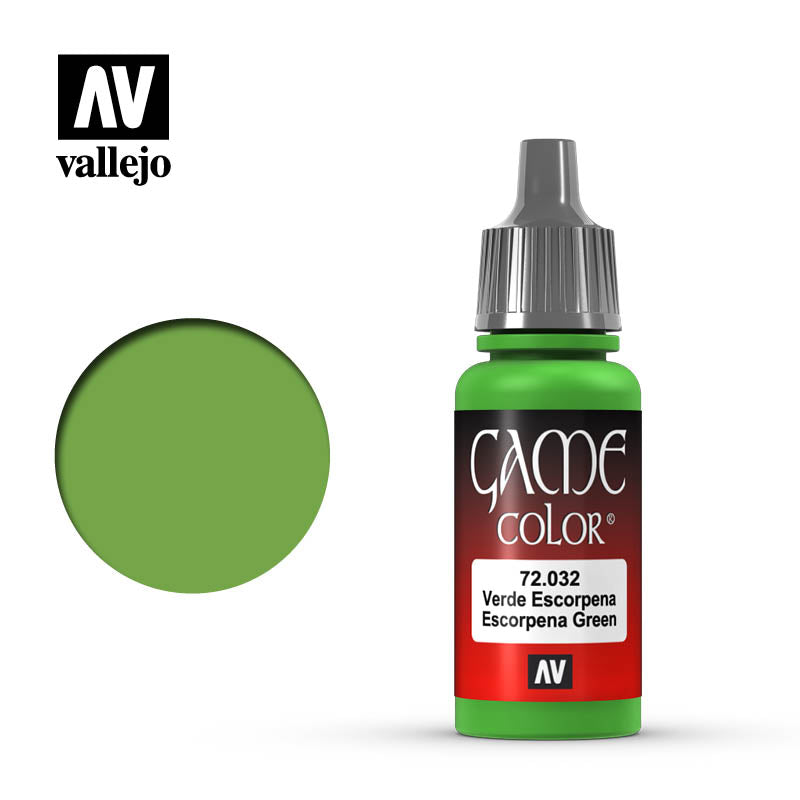 VALLEJO GAME COLOR: SCORPY GREEN (17ML) | Eastridge Sports Cards & Games