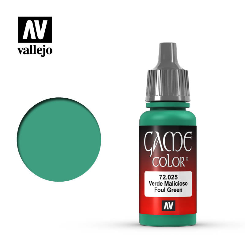 VALLEJO GAME COLOR: FOUL GREEN (17ML) | Eastridge Sports Cards & Games