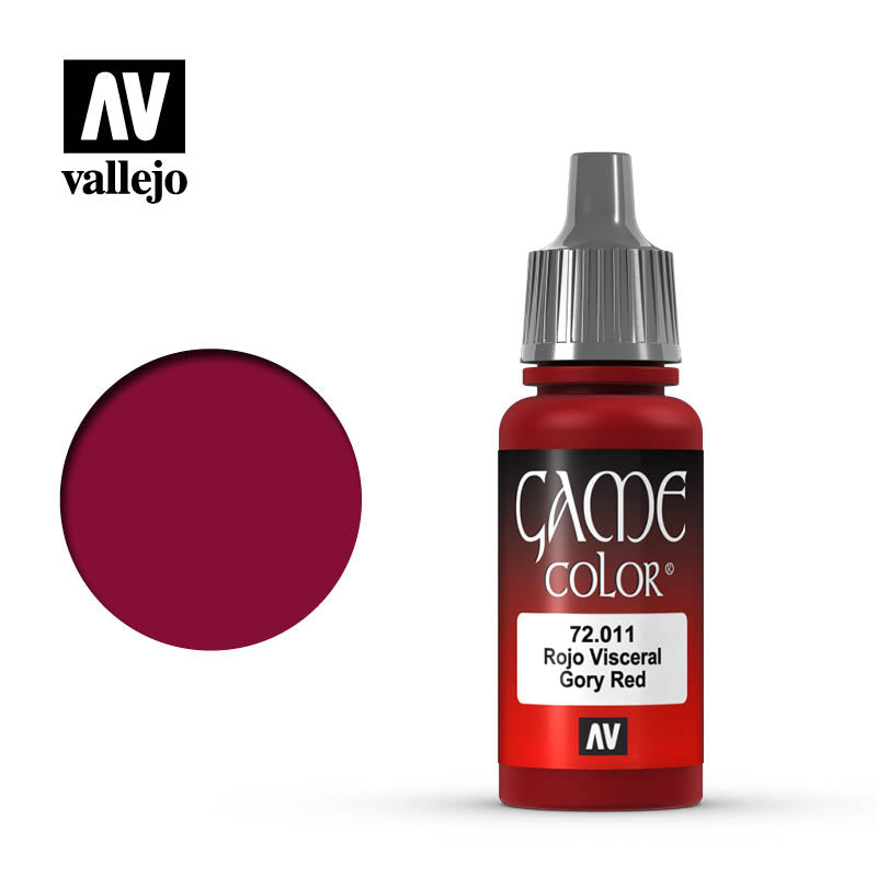 VALLEJO GAME COLOR: GORY RED (17ML) | Eastridge Sports Cards & Games