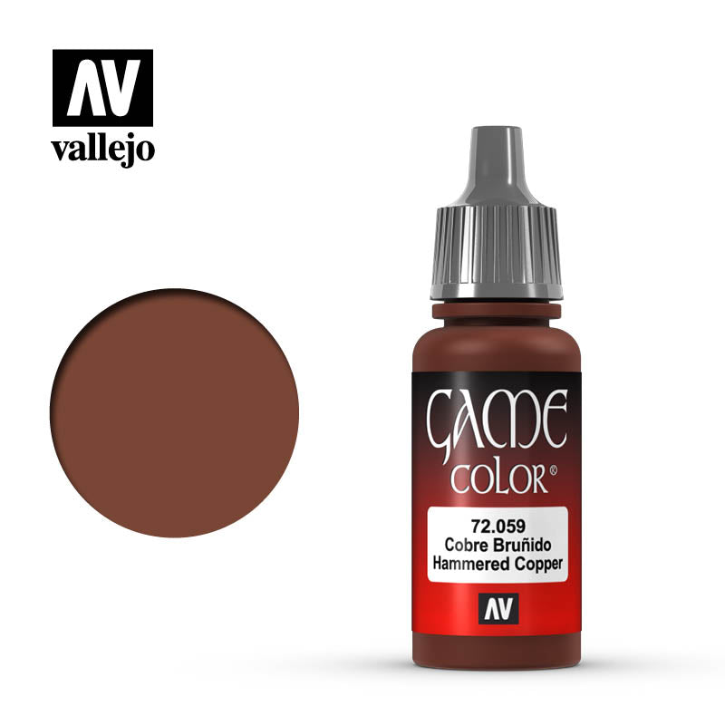 VALLEJO GAME COLOR: HAMMERED COPPER (17ML) | Eastridge Sports Cards & Games