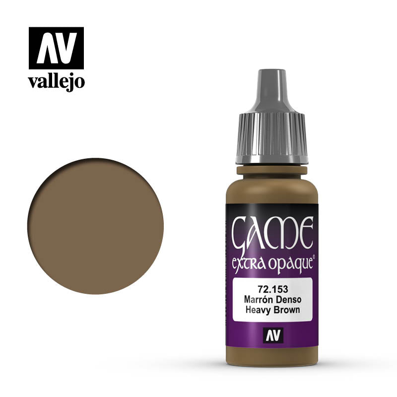 VALLEJO GAME COLOR: HEAVY BROWN (17ML) | Eastridge Sports Cards & Games