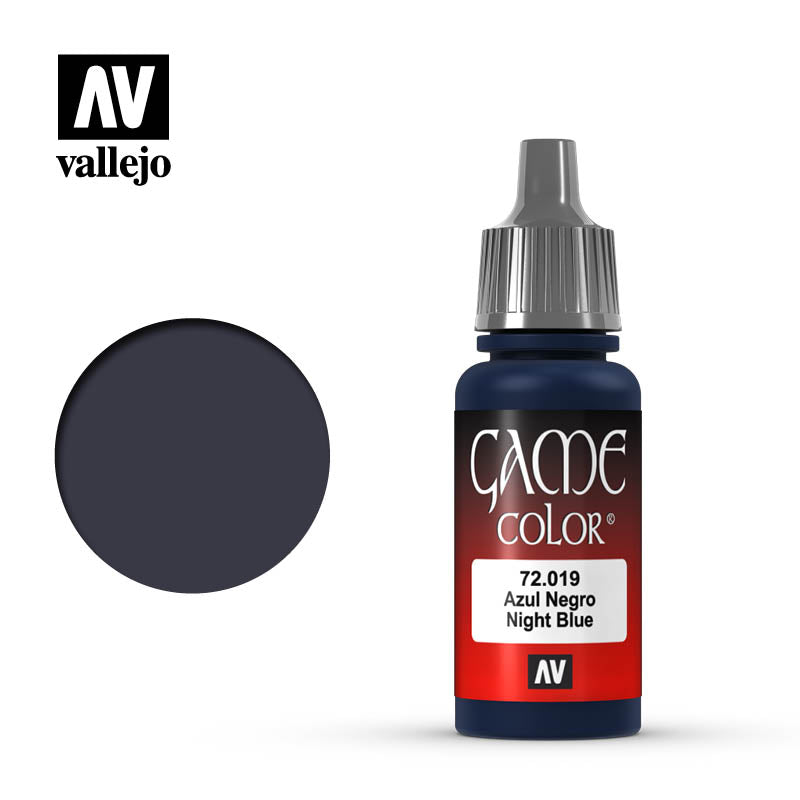 VALLEJO GAME COLOR: NIGHT BLUE (17ML) | Eastridge Sports Cards & Games