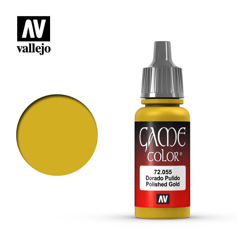 VALLEJO GAME COLOR: POLISHED GOLD (17ML) | Eastridge Sports Cards & Games