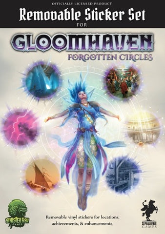 Gloomhaven: Forgotten Circles Removable Sticker Set | Eastridge Sports Cards & Games