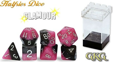 GATE KEEPER GAMES HALFSIES DICE - GLAMOUR 7-DICE SET | Eastridge Sports Cards & Games