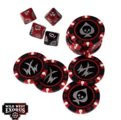 Wild West Exodus: Fortune Chips & Dice Set | Eastridge Sports Cards & Games