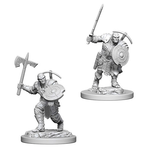 Wizkids Nolzur's Marvelous Miniatures Earth Genasi Fighter Male | Eastridge Sports Cards & Games