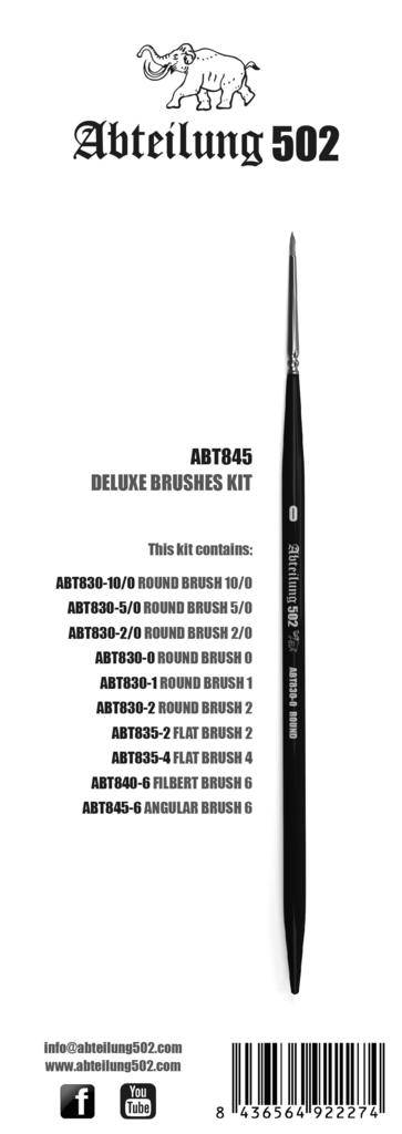 Abteilung502 Deluxe Kolinsky Brushes Kit | Eastridge Sports Cards & Games
