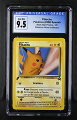 2000 Pokemon World Collection Black Star Promos #26 Pikachu (Spanish) CSG 9.5 | Eastridge Sports Cards & Games