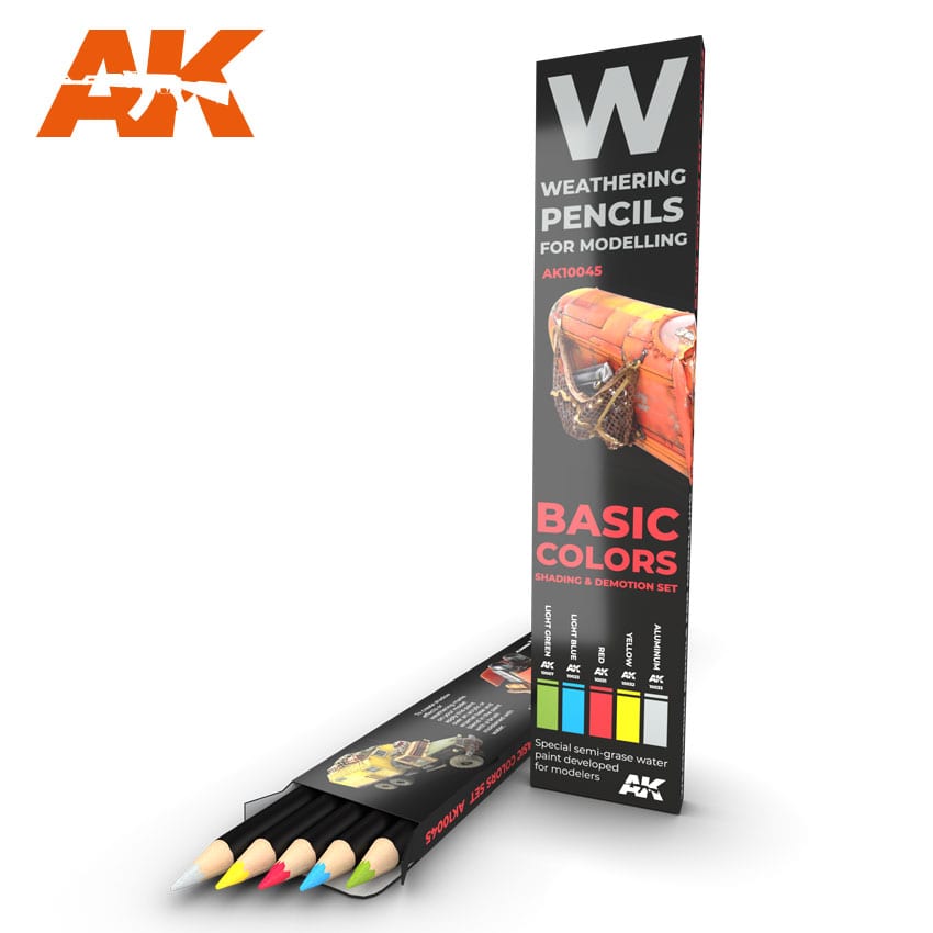 AK Interactive Watercolor Pencil Set Basics | Eastridge Sports Cards & Games