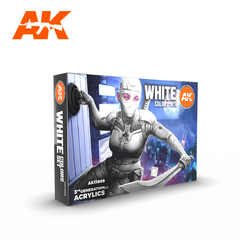 AK Interactive White Colors Set (6 Paints) | Eastridge Sports Cards & Games