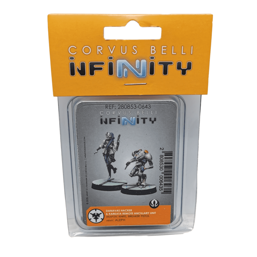 Infinity: Aleph Danavas (Hacker) & Karkata Remote Ancillary Unit | Eastridge Sports Cards & Games