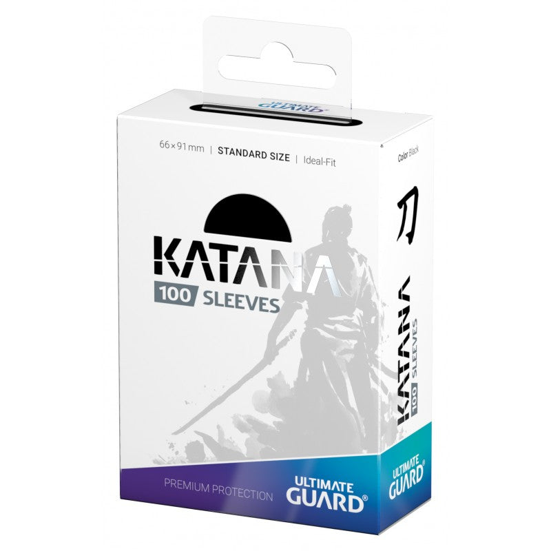 Ultimate Guard Katana Sleeves - Standard Size - Black 100ct | Eastridge Sports Cards & Games