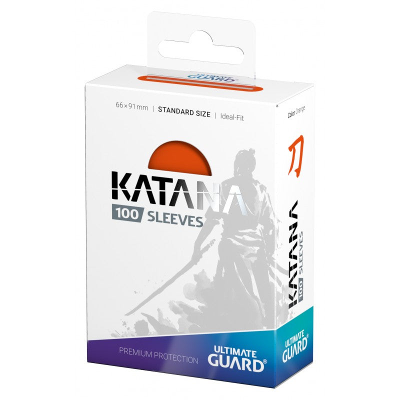 Ultimate Guard Katana Sleeves - Standard Size - Orange 100ct | Eastridge Sports Cards & Games