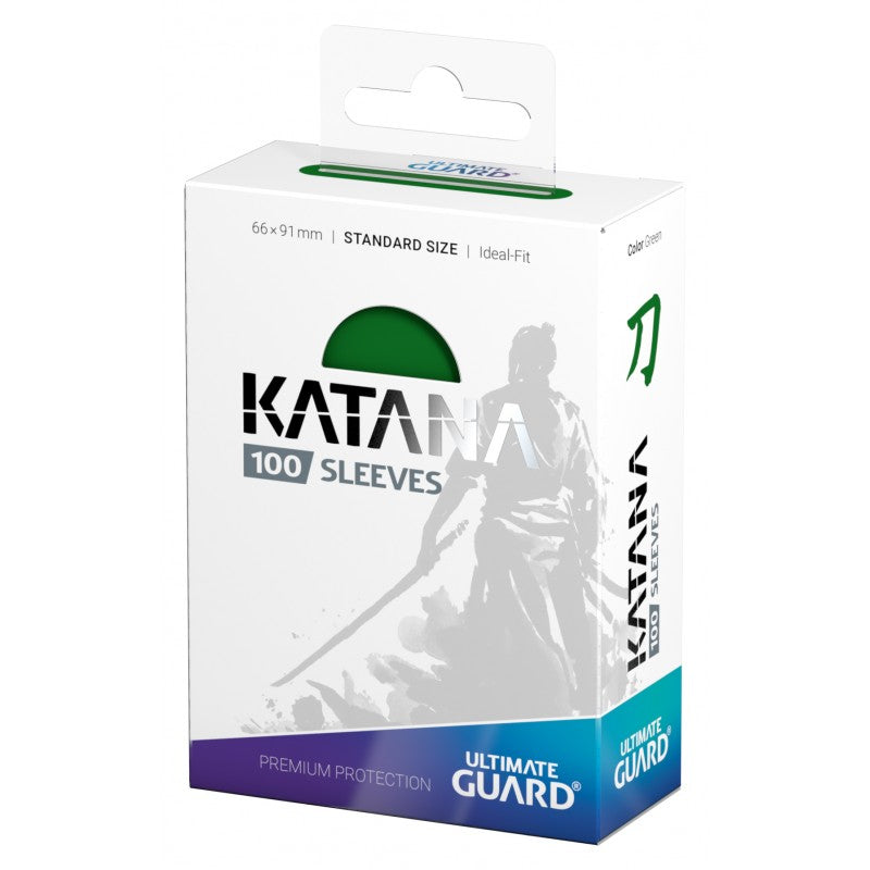 Ultimate Guard Katana Sleeves - Standard Size - Green 100ct | Eastridge Sports Cards & Games