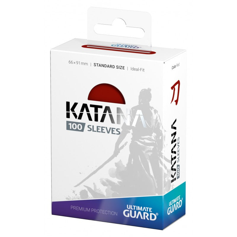 Ultimate Guard Katana Sleeves - Standard Size - Red 100ct | Eastridge Sports Cards & Games