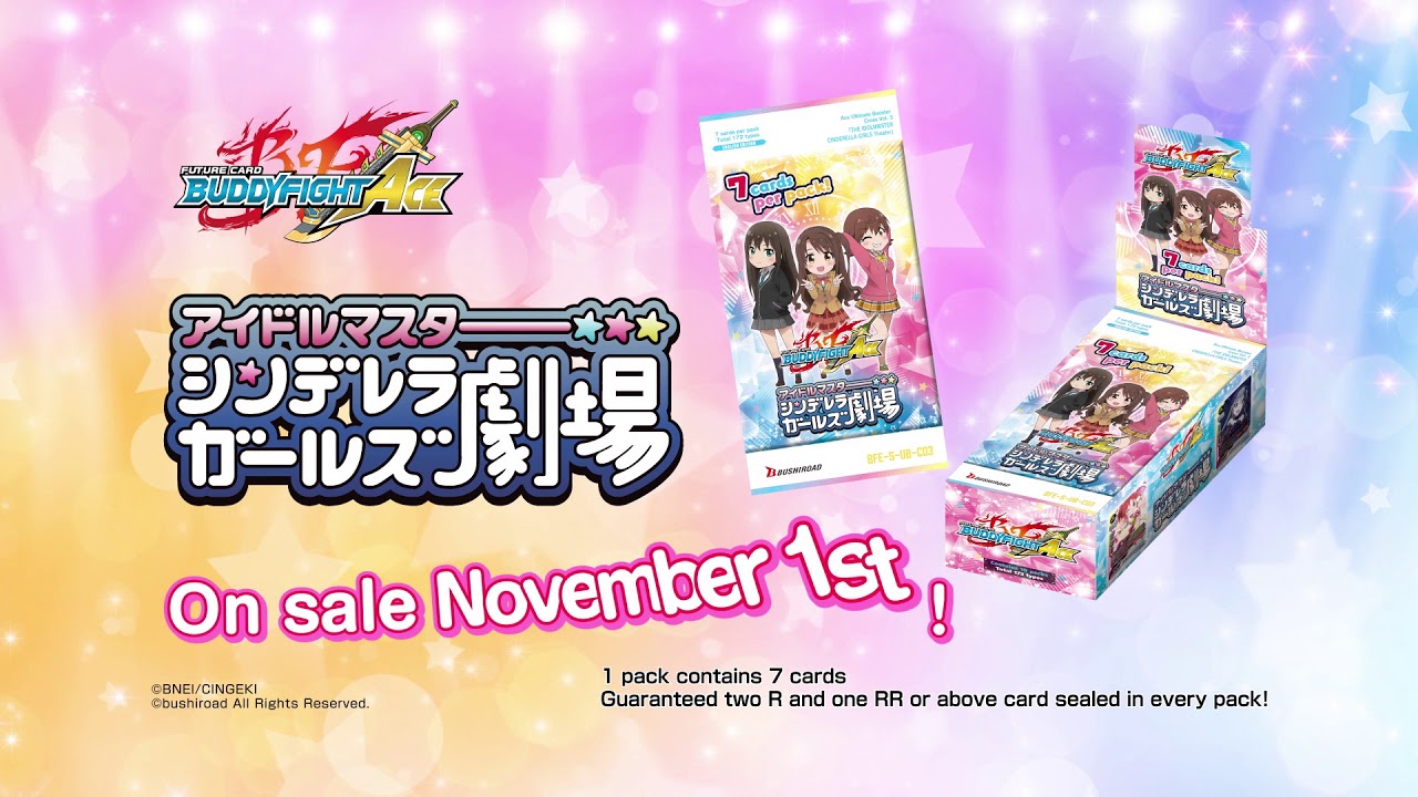 Future Card BuddyFight Ace Ultimate Booster Cross Vol 3 - The Idolm@ster Cinderella Girls Booster Box | Eastridge Sports Cards & Games